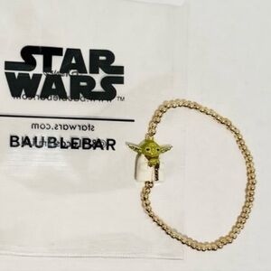 Baublebar NWT Disney Star Wars Yoda Pisa Bracelet
